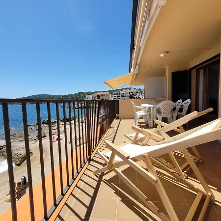아파트 Playa Canadell Mar G Primera Linea De Mar Con Terraza 칼레냐 데 팔라푸르헬
